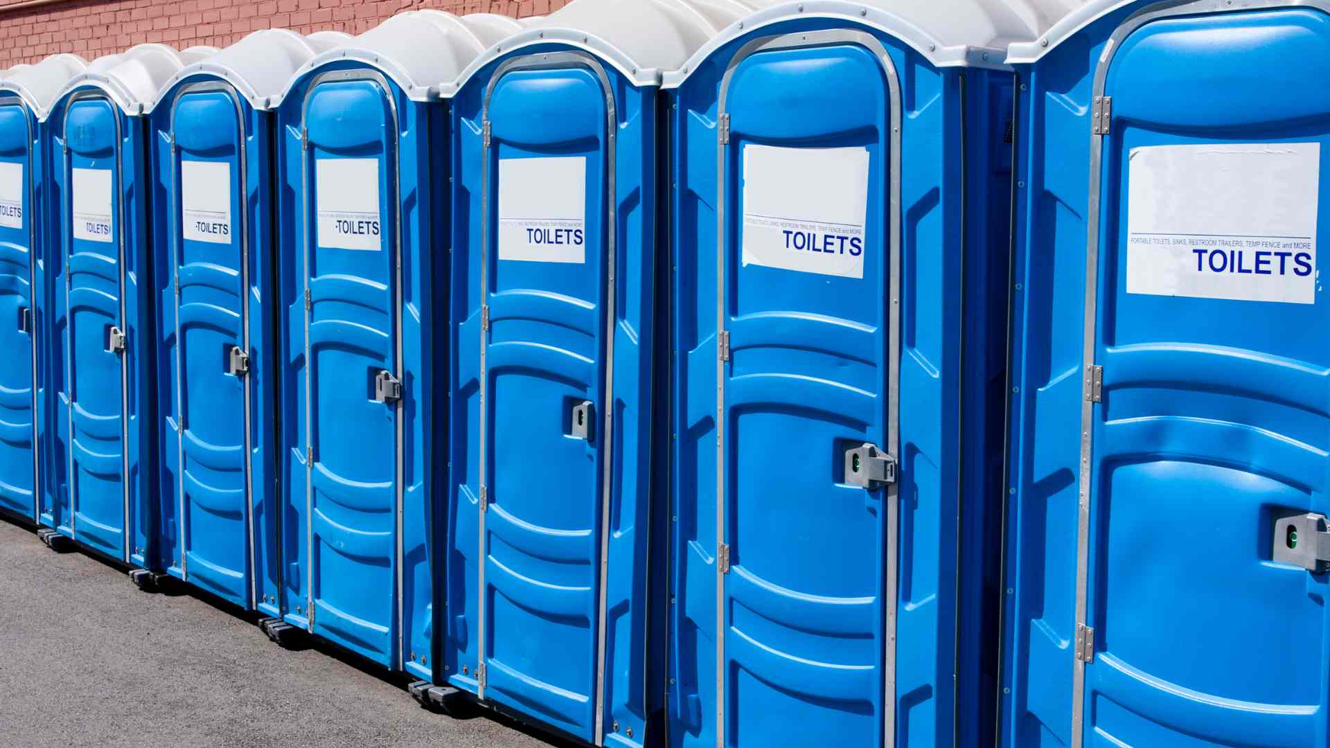 Event portable toilets